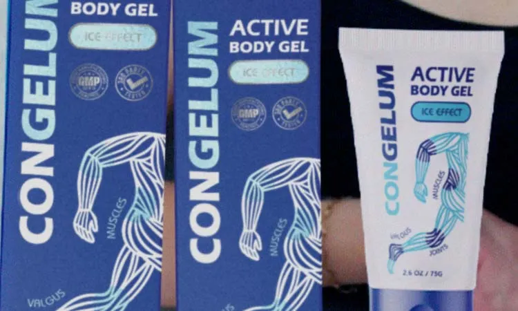 Congelum Gel with '50% OFF - Limited Time Offer' badge.